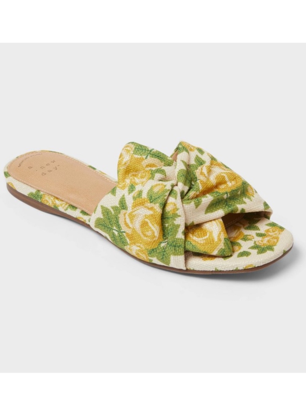 Women's Campbell Slide Sandals - A New Day Cream